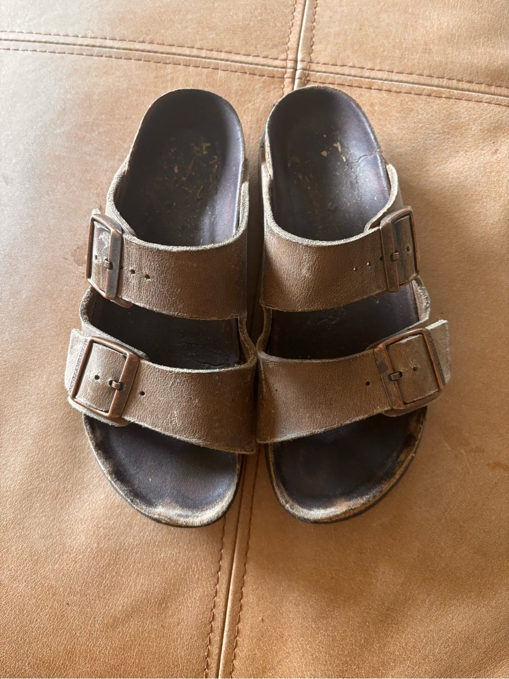 Birkenstock Arizona 37 Narrow Camel brown.